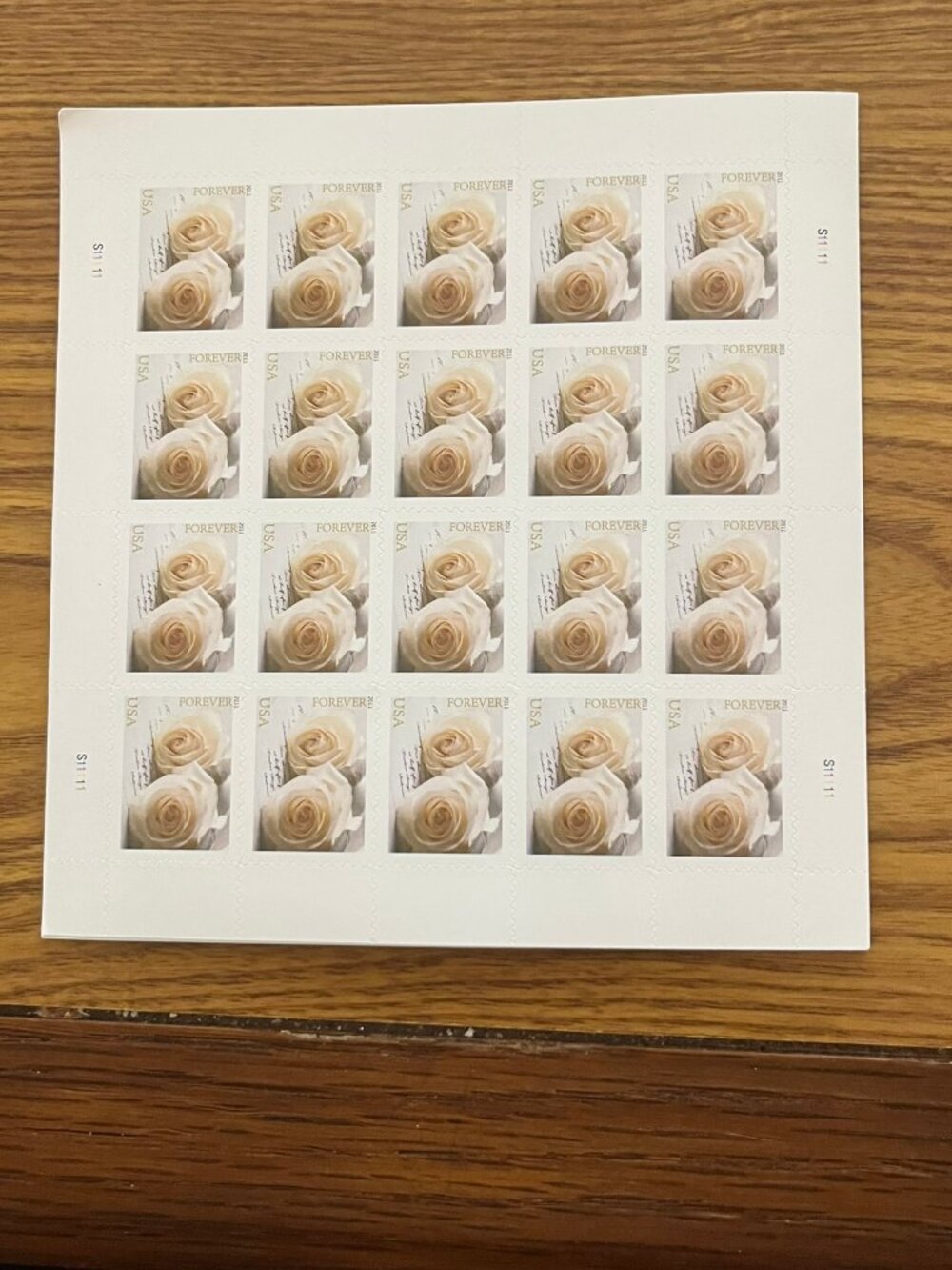 Wedding Rose forever postage stamp-lot of 100-mint